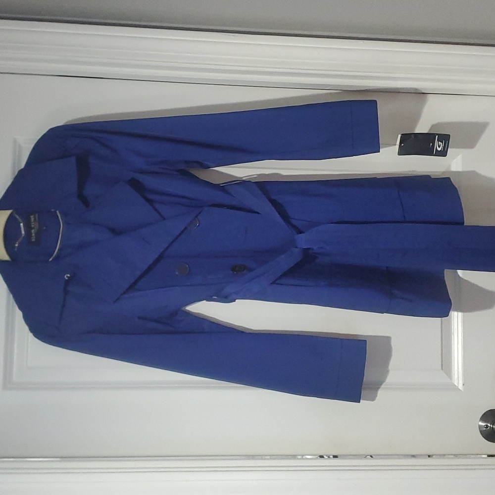 Colbolt Blue Trench Coat